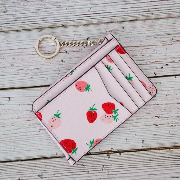 kate spade Bags Nwt Kate Spade Staci Strawberries Card Holder